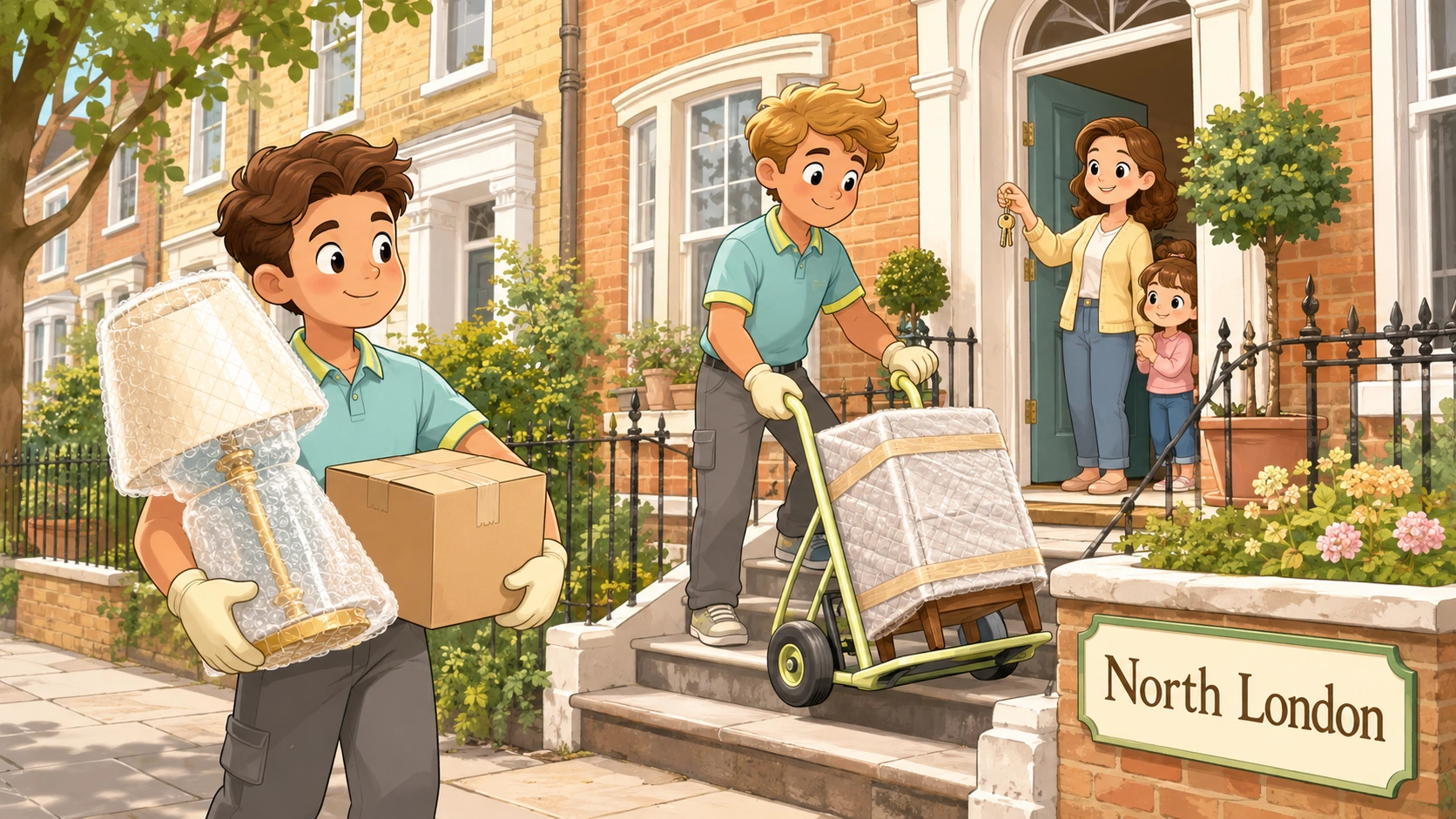 North London removals by Alpha Movers